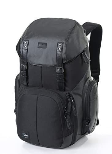 Nitro Weekender dagelijkse rugzak met gevoerd laptopvak, schoolrugzak, wandelrugzak incl. nat vak, 42 L, Tough Black