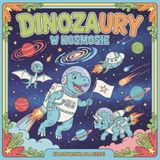 Dinozaury w Kosmosie: 51 wzorów - Kolorowanka dla dzieci