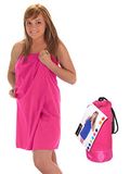 Secaneta Handdoek van microvezel voor sportschool, fuchsia