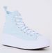converse allstars Converse Junior Chuck Taylor All Star Move Platform sneaker van canvas - Licht blauw - Maat 36