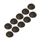 SECOTEC Deurbuffer rond | zelfklevend | 32 mm | bruin | 10 stuks