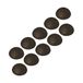 SECOTEC Deurbuffer rond | zelfklevend | 32 mm | bruin | 10 stuks