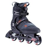 K2 Inline Skates F.I.T. 80 BOA voor heren met K2 softboot, zwart - oranje, 30E0773