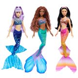 Mattel Disney Princess De Kleine Zeemeermin Ariël en Zussen - 3 Poppen