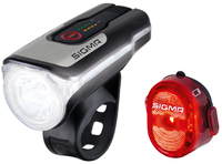 Sigma Aura 80 + Nugget II Set Achterlicht + voorlicht (set) LED - Zwart