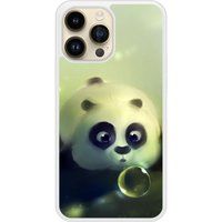 Panda Bedrukt siliconen hoesje compatibel met iPhone 14 Pro Max