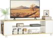HOMCOM TV-meubel - Spaanplaat - 120x40x38,5cm - Wit