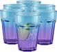 Gi-Gi Gigi Dreamy Sunset verres à cocktail 370 ml verres à cocktail verres à eau set verres colorés highball verre coloré verre à Caipirinha verre à eau