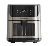 BLACK+DECKER BXAF6500E Luchtfriteuse zonder olie, 1600 W, 6,5 l