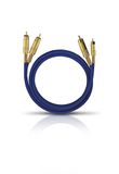 Oehlbach NF 1 Master 1000 - Blauwe 10m RCA Audiokabel