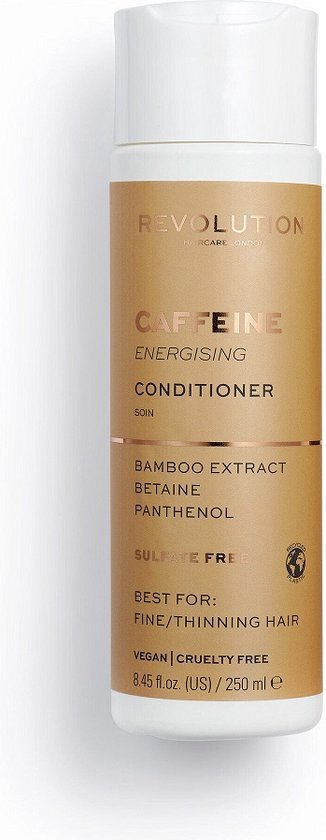 Conditioner Revolution Hair Care London Caffeine Bamboe Verkwikkend (250 ml)
