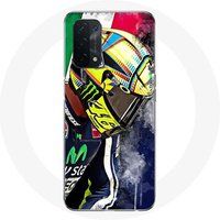 Oppo A74 Valentino Rossi kampioen coureur Maniacase Etui