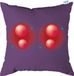Comfy massagekussen - paars - Shiatsu massage - met infrarood warmtefunctie - voor nek, rug, benen en meer