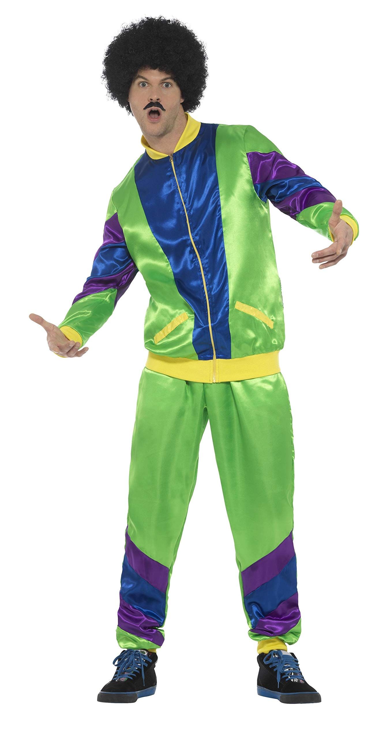 Smiffys 80s Height of Fashion Shell Suit Costume Male - 5020570248065