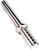 Black Label Roestvrij Steel Hole Rammer - Plain Stick