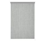 GARDINIA Rolgordijn met zijgeleiding en thermo-achterzijde, plafond- of wandmontage, hoogste lichtreflectie, energiebesparend, montagemateriaal meegeleverd, structuur grijs, 82 x 180 cm (BxH)