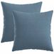 vidaXL Kussensloop HEERLEN Jeans Blauw 35 x 35 cm Katoensatijn 2 stuks