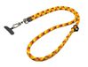 System-S Schouderband, extra dik, voor smartphone hoes, nylon in geel oranje