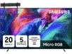 Samsung Mre85r85h Ultra Hd 4k Micro Rgb 85" (2026) + Vogels Vaste Tv-beugel 80"-120" Max 160kg Zwart Tv Bundle