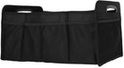 QHP Sac de rangement pliable noir 100% polyester