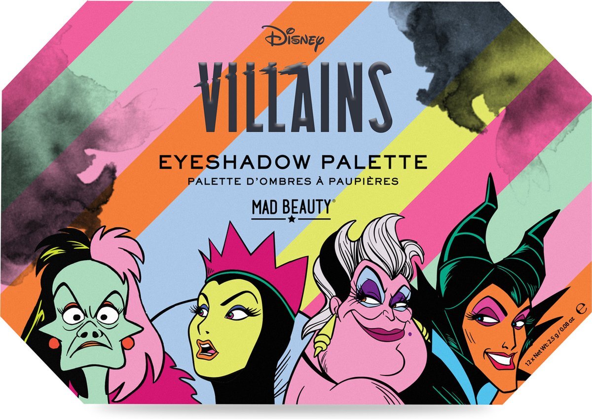 Mad Beauty x Disney - Pop Villains Eye Shadow Palette - Oogschaduw
