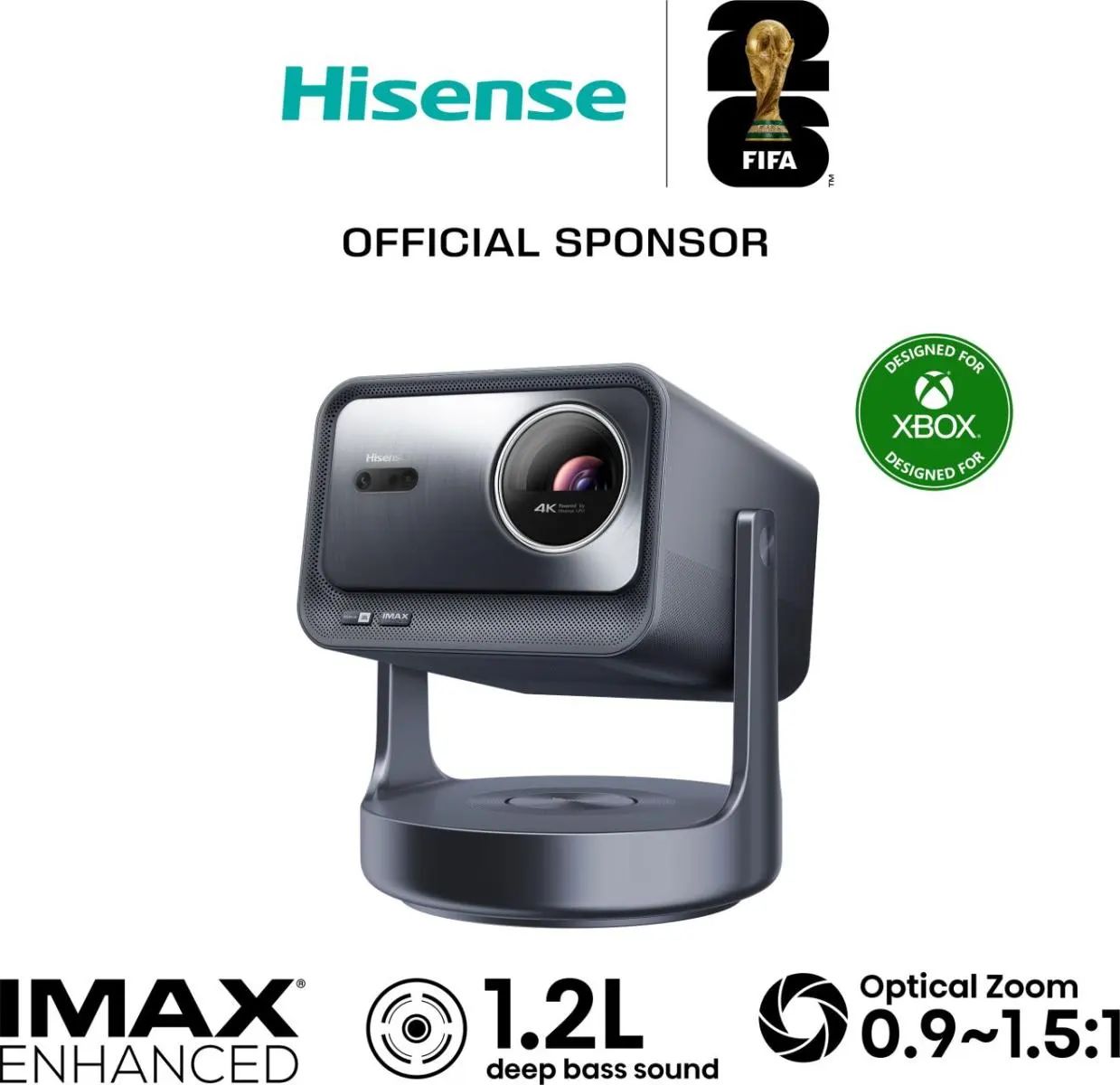 Hisense C2-ULTRA 4K Laser Projector | Short Throw | Black