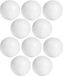 Merkloos / Sans marque Piepschuim Bollen/Ballen - 10x - D15 cm - Wit - Kerstballen Maken - Knutselen Hobby Materialen
