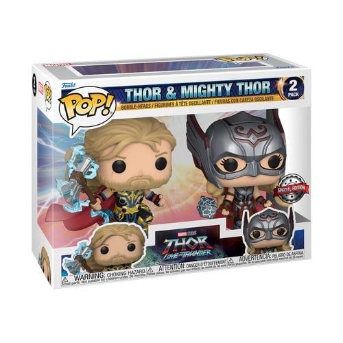 Funko Pop! - Thor and Mighty Thor Love and Thunder (2-pack)