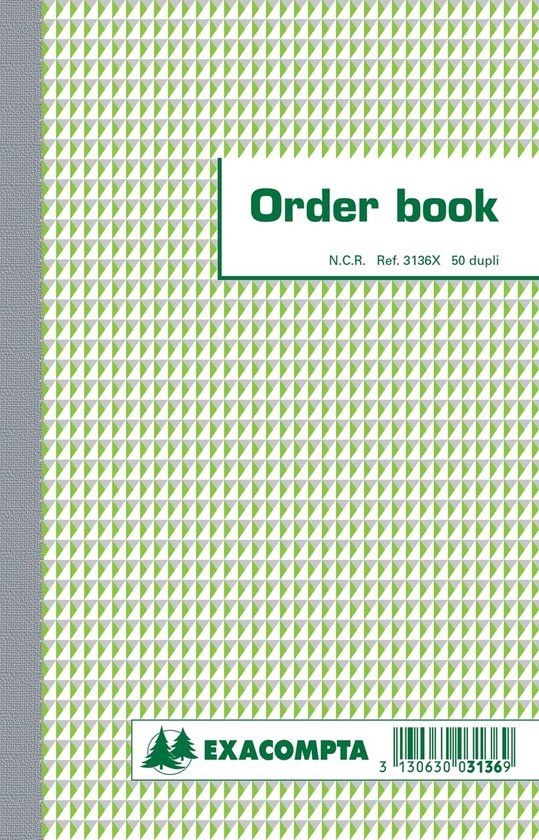 Exacompta-Clairefontaine Orderboek 210x135 NCR 2-voud