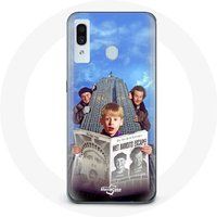 Maniacase Hoesje voor Samsung Galaxy A20 Home Alone Mama ik heb het vliegtuig weer gemist