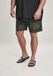 Urban Classics Pattern Swim Palm Heren Zwembroek - zwart/olijf - 3XL