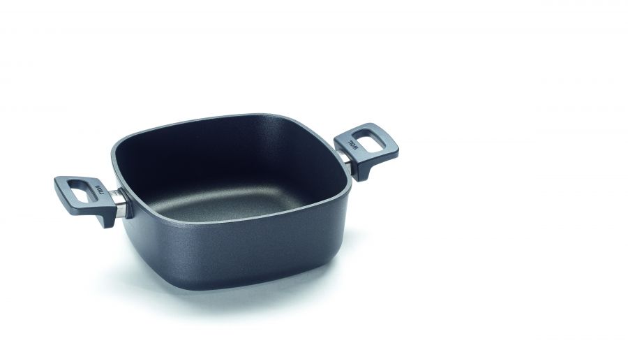 Woll 1024IL - Steelpan - 24 cm - Vierkant - Aluminium