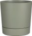 Mica Decorations Bloempot Coco - olijfgroen - H24 x D23 cm - kunststof - buiten