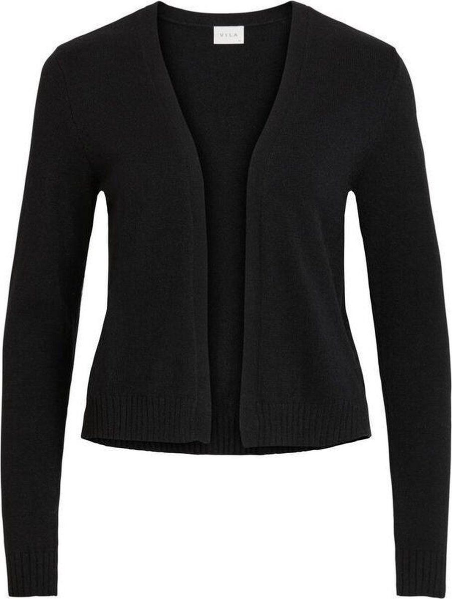 Vila Viril Short L/s Knit Cardigan-noos 14060800 Black - 5713785297538