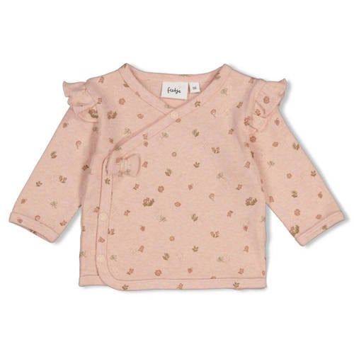 Feetje longsleeve Fall in Love - lichtroze