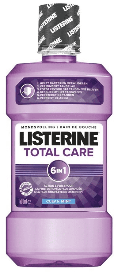 Listerine Mondspoeling Total Care Clean Mint - 500ML
