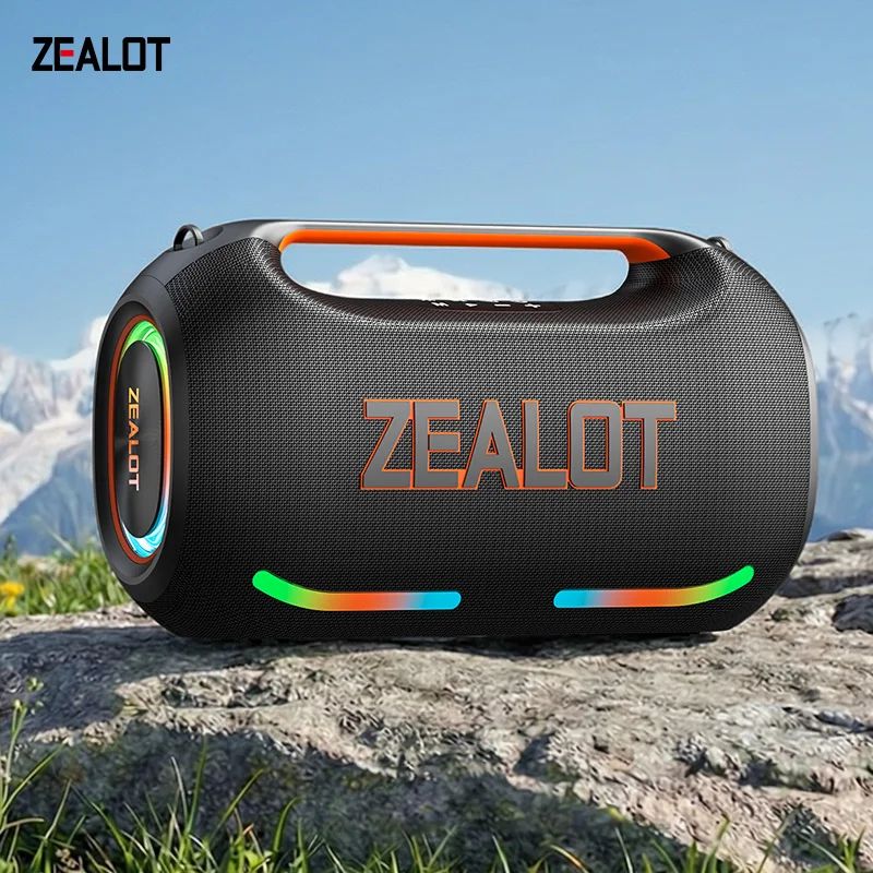 ZEALOT ZE41 Draagbare Bluetooth Speaker 250W StormBox Blast Buitenluidspreker Draadloos IPX6 Waterdicht Party Camping Speaker 12 uur