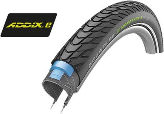 Schwalbe Marathon E-Plus Buitenband - 28 inch x 2.00 - Zwart Reflecterend