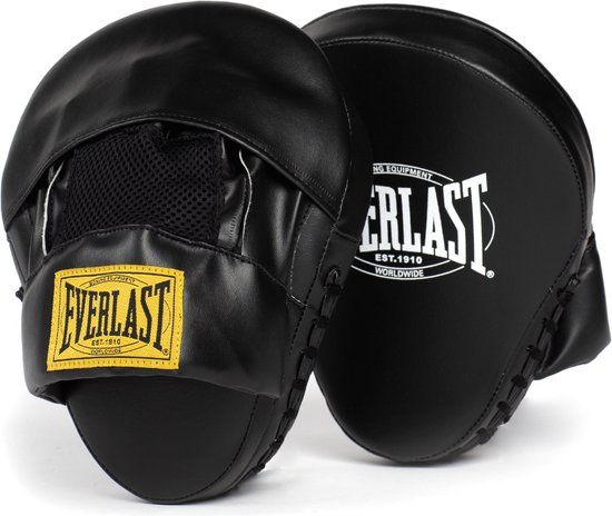 EVERLAST 1910 Focus Mitts - Black - One Size - Kunstleer