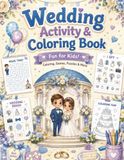 Wedding Activity Book for Kids - Blue