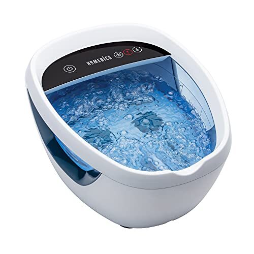 HoMedics Shiatsu Bliss Foot Spa - Shiatsu and Heated Footbath to Stimulate Blood Flow for Quick Recovery, Encourage Healing and Relax