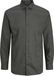 JACK & JONES Jprblaparker Shirt L/S Noos heren, donkergrijs gemêleerd, L