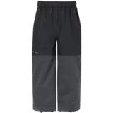 VAUDE Kids Caprea Rain Pants, waterdicht, Kinderen, Outdoorbroek, Unisex, Maat 104, Zwart, Polyester