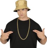 Fiestas Guirca Rapper/gangster verkleed vissershoedje - goud