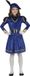 Fiestas Guirca robe de clown bleu/noir 3-4 ans
