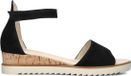 Gabor 780 Sandales - Talon compensé - Femme - Noir - Taille 40.5