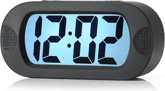 JAP AP17 Digitale Wekker - Zwart - Met Snooze en Verlichting