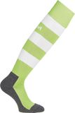 Uhlsport Team Pro Essential Stripe Voetbalkousen - Flash Groen / Wit | Maat: 28-32