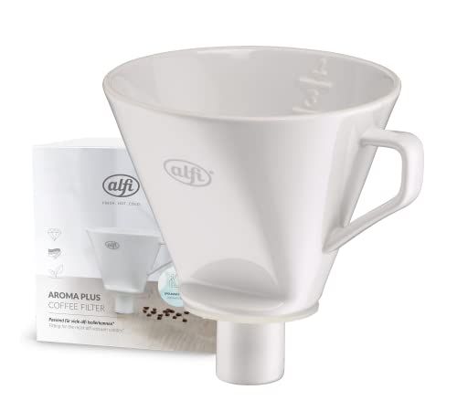 Alfi 0096.010.000 Koffiefilter Aroma Plus porselein, wit, maat 4