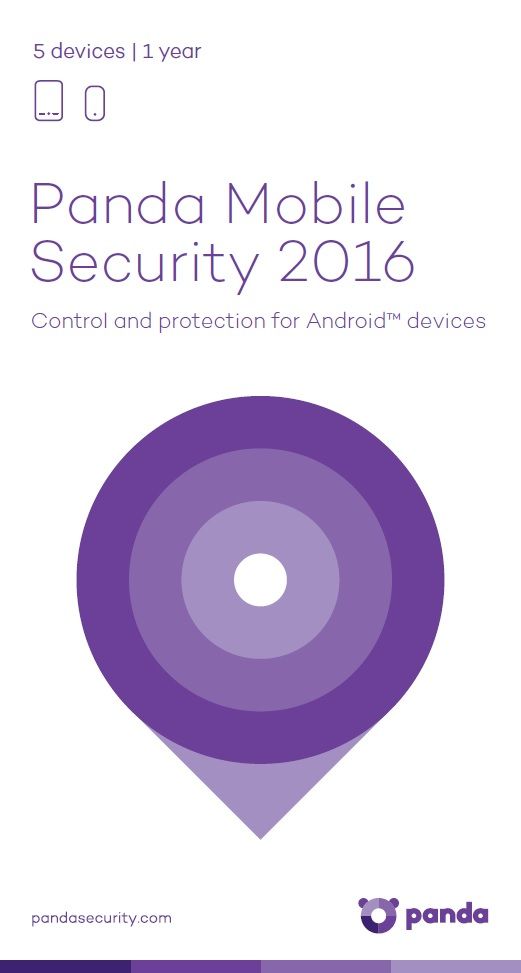 Panda Mobile Security 2016 - 5 Users - 1 Year - Dutch/French